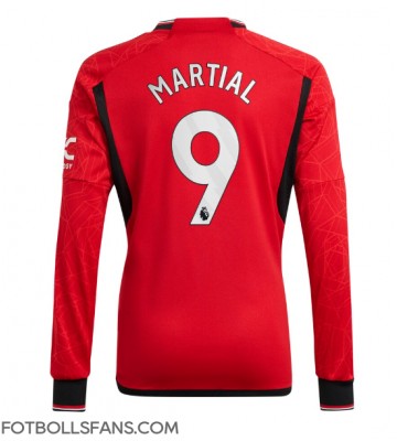 Manchester United Anthony Martial #9 Replika Hemmatröja 2023-24 Långärmad